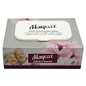 دستمال مرطوب پاک کننده سالمندان ماکسی کول مدل adult cleaner بسته 40 عددی