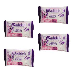 دستمال مرطوب پدیده مدل sheets 10 بسته 4 عددی