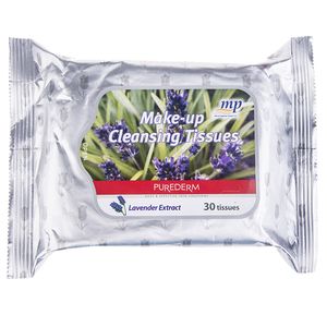 دستمال مرطوب پیوردرم مدل lavender extract بسته 30 عددی