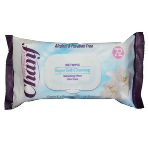 دستمال مرطوب چانف مدل super soft b بسته 72 عددی