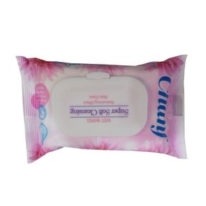 دستمال مرطوب چانف مدل super soft clensing بسته 48 عددی