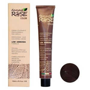 رنگ مو داماسک رز شماره 6_77 حجم 100 میلی لیتر رنگ بلوند کاپوچینو تیره