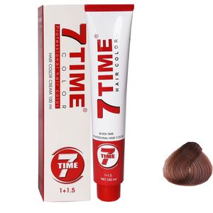 رنگ مو سون تایم شماره ne.7 سری نسکافه ای حجم 100 میلی لیتر رنگ بلوند نسکافه ای متوسط