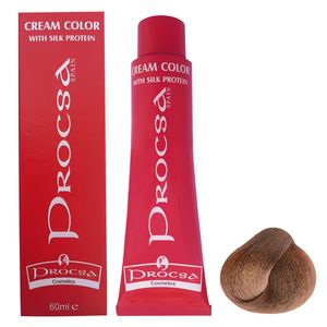 رنگ مو پروکسا سری chocolate شماره 7.37 حجم 60 میلی لیتر رنگ بلوند شکلاتی متوسط