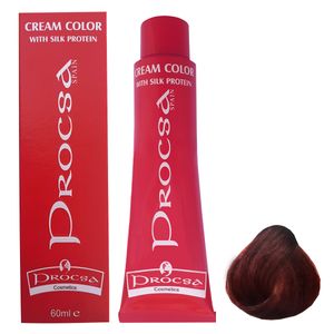 رنگ مو پروکسا سری copper شماره 6.4 حجم 60 میلی لیتر رنگ بلوند مسی تیره