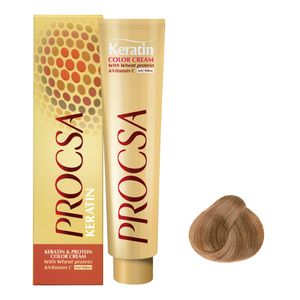 رنگ مو پروکسا سری extra natural شماره 9.0 حجم 100 میلی لیتر رنگ بلوند طبیعی قوی خیلی روشن