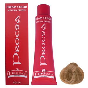رنگ مو پروکسا سری extra natural شماره 9.0 حجم 60 میلی لیتر رنگ بلوند طبیعی قوی خیلی روشن