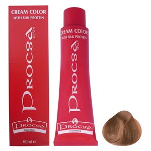 رنگ مو پروکسا سری pearl golden شماره 7.23 حجم 60 میلی لیتر رنگ بلوند صدفی طلایی متوسط