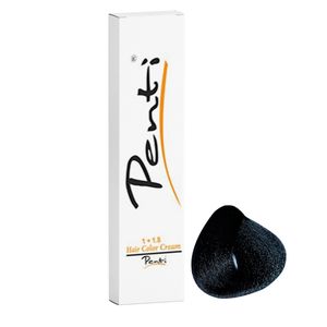 رنگ مو پنتی سری دودی شماره c1 حجم 100 میلی لیتر رنگ مشکی پر کلاغی