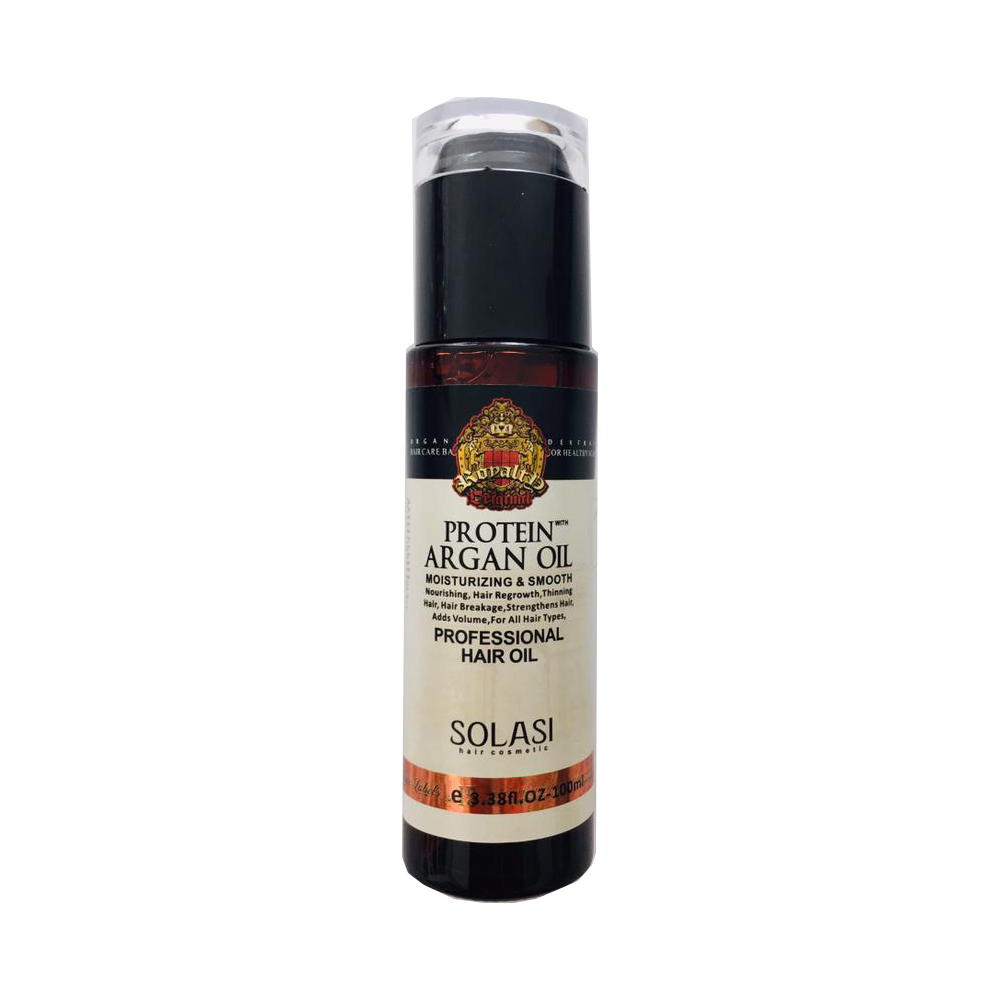 روغن آرگان سولاسی مدل solasi protein حجم 100 میلی لیتر