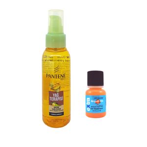 روغن آرگان پنتن مدل pro v حجم 100 میلی لیتر به همراه عصاره آرگان حجم 7 میلی لیتر