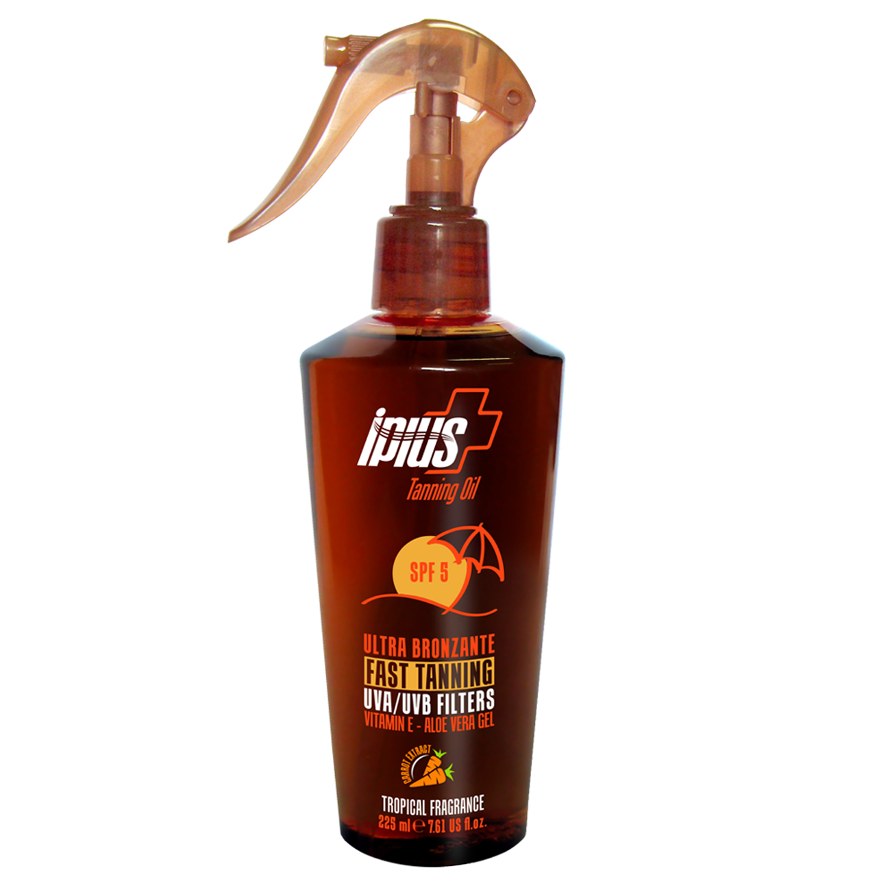 روغن آفتاب آی پلاس مدل ultra bronzante حجم 225 میلی لیتر