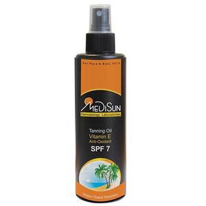 روغن آفتاب مدیسان spf7 حجم 200 میلی لیتر