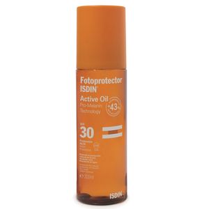 روغن برنز کننده ایزدین مدل active oil spf 30 حجم 200 میلی لیتر