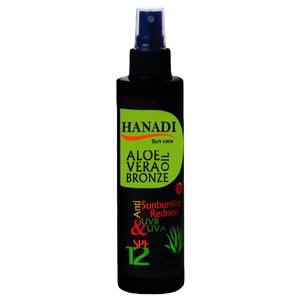 روغن برنزه کننده هانادی مدل aloe vera حجم ۲۰۰ میلی لیتر