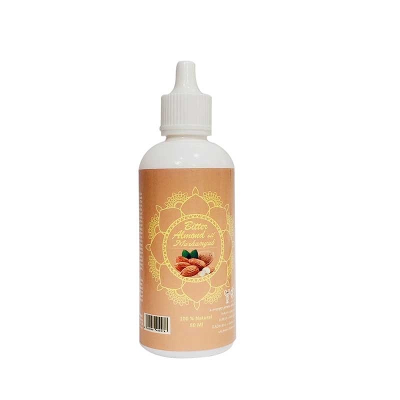 روغن تقویت کننده مو مژه و ابرو مرهم یاب مدل bitter almond حجم 80 میلی لیتر