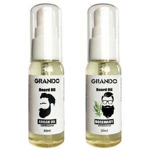 روغن ریش گراندو مدل argan و rosemary حجم 30 میلی لیتر