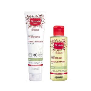 روغن ضد ترک موستلا مدل mt4535 حجم 105 میلی لیتر به همراه کرم ضد ترک بارداری موستلا مدل mt3835 حجم 100 میلی لیتر