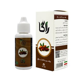 روغن ضد ریزش مو راگا مدل بادام تلخ حجم 30 میلی لیتر
