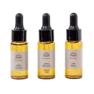 روغن مو هربال نیک مدل گیسو کمند حجم 15 میلی لیتر مجموعه 3 عددی