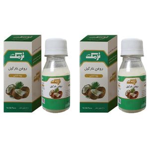 روغن نارگیل نرمک طلایی مدل 02 حجم 60 میلی لیتر مجموعه 2 عددی