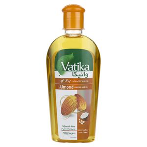 روغن نرم و درخشان کننده مو مو واتیکا مدل almond حجم 200 میلی لیتر