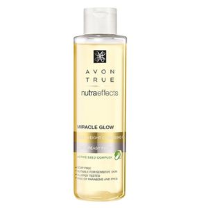 روغن پاکسازی پوست آون مدل true nutra effects miracle glow lightweight cleansing oil حجم 125 میلی لیتر