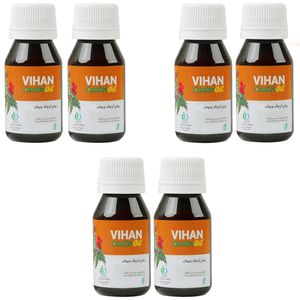 روغن کرچک ویهان کد castor6 حجم 40 میلی لیتر مجموعه 6 عددی