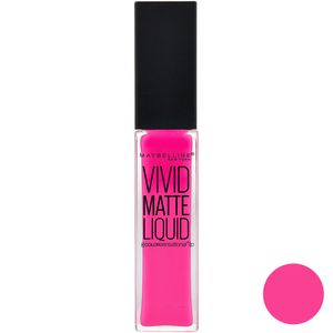 رژ لب مایع میبلین سری vivid matte مدل electric pink شماره 15