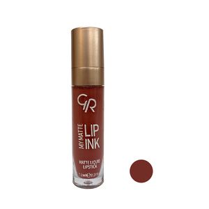 رژ لب مایع گلدن رز مدل ink gr شماره 09
