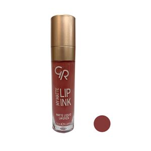 رژ لب مایع گلدن رز مدل ink gr شماره 18