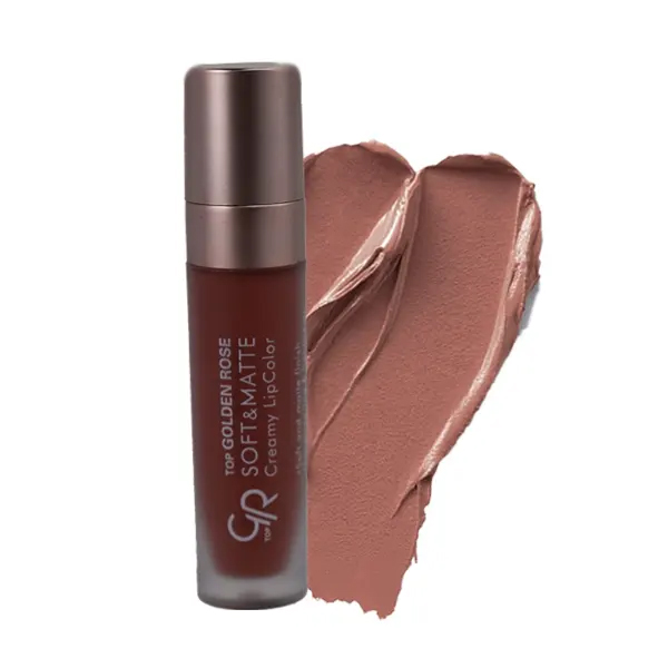 رژ لب مایع گلدن رز مدل soft matte شماره 118