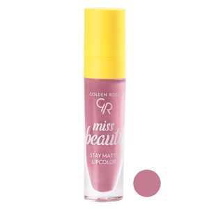 رژ لب مایع گلدن رز مدل stay matte شماره 04