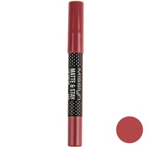 رژ لب مدادی میسلین سری matte and stay شماره 425