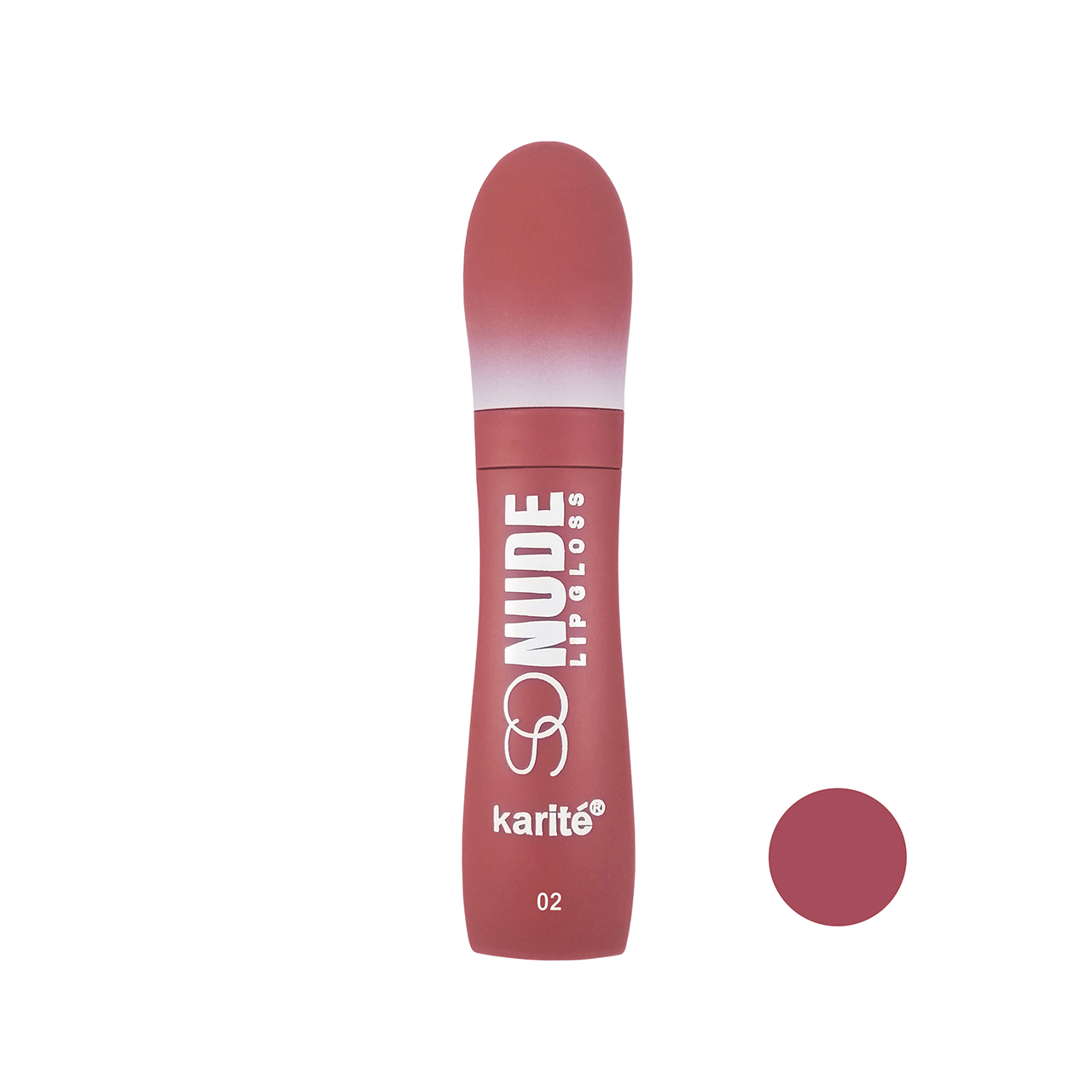 رژلب مایع کاریته مدل nude شماره 02