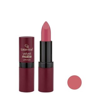 رژلب گلدن رز مدل velvet شماره 12