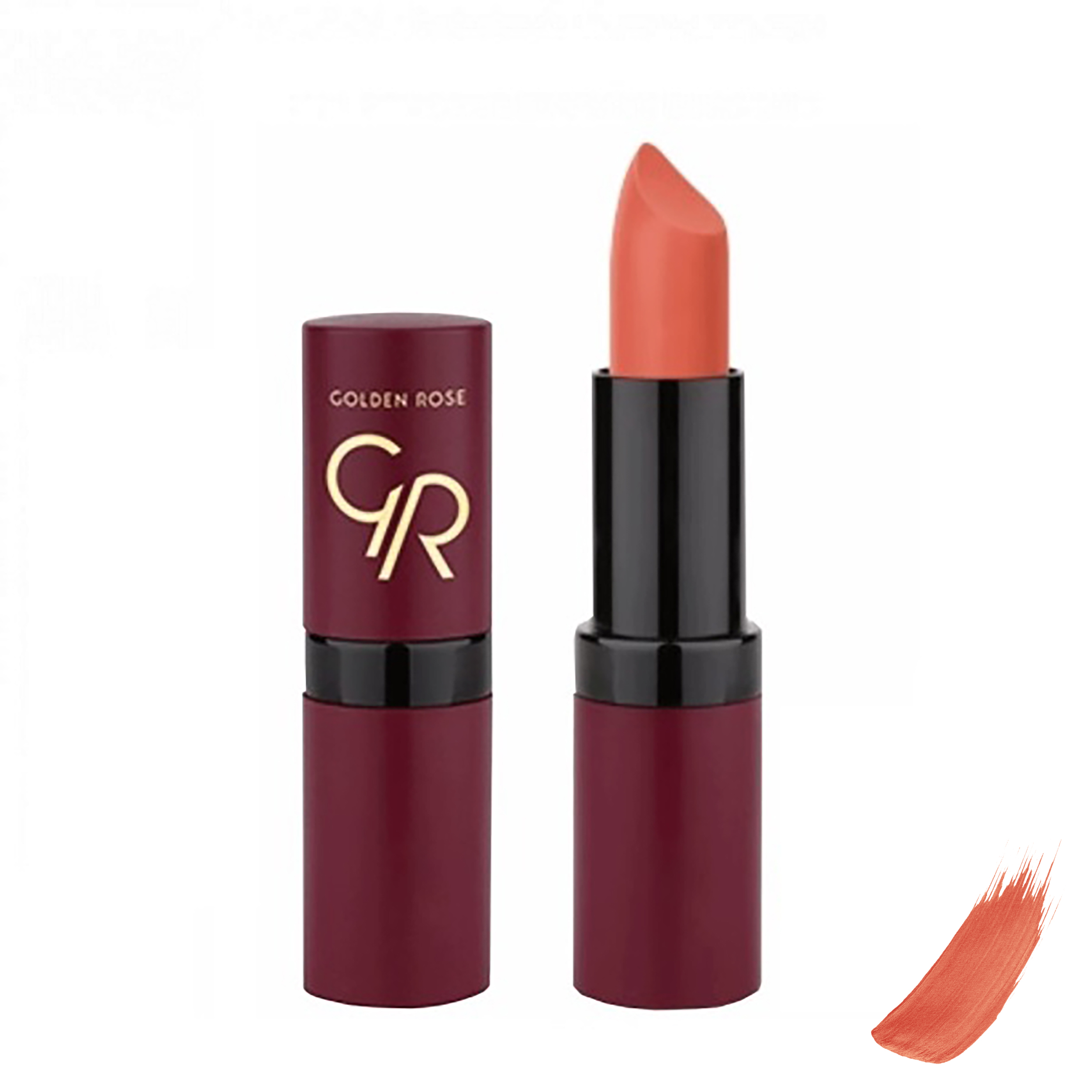 رژلب گلدن رز مدل velvet شماره 21