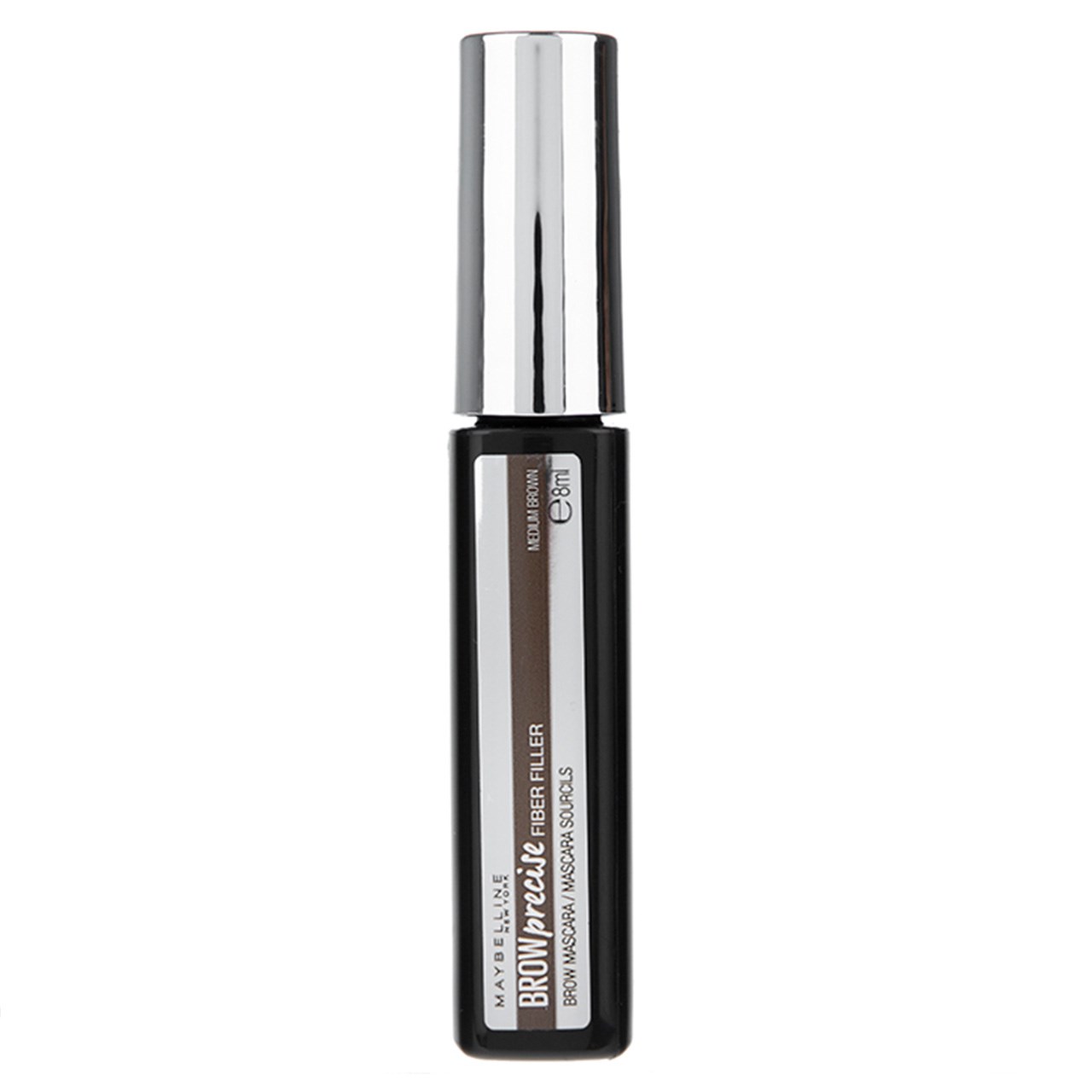 ریمل ابرو میبلین سری fiber filler مدل medium brown