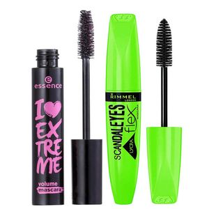 ریمل حجم دهنده اسنس مدل i love extreme volume به همراه ریمل حجم دهنده ریمل لندن مدل scandal eyes flex