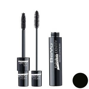 ریمل حجم دهنده بی یو مدل double identity ultra black