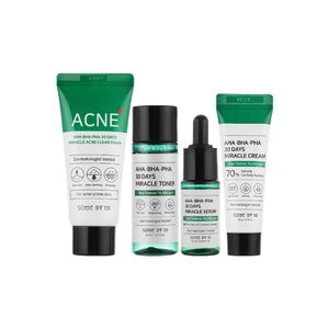 ست مراقبت از پوست سام بای می مدل aha bha pha 30 days miracle مجموعه 4 عددی