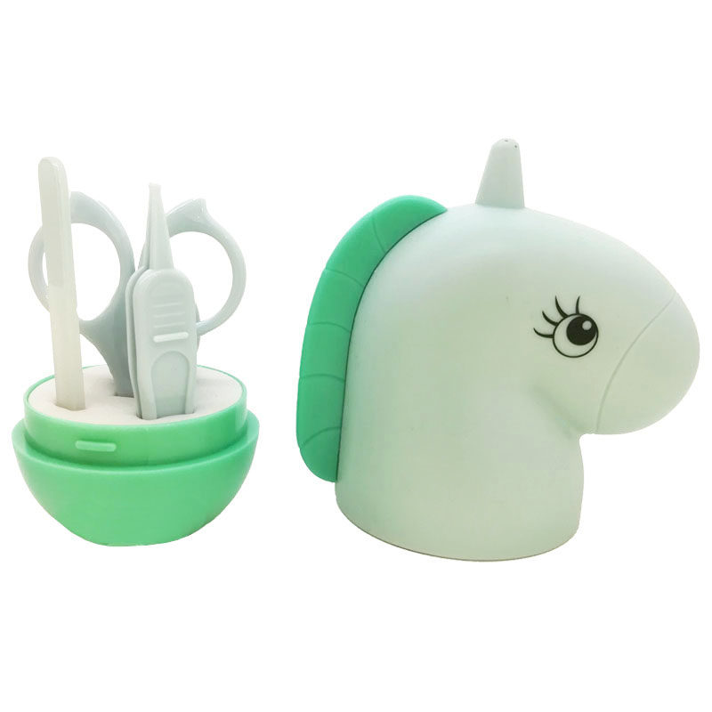 ست ناخن گیر کودک مدل unicorn bp مجموعه 4 عددی