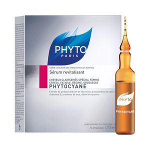 سرم احیا کننده مو فیتو مدل phytocyane حجم 7.5 میلی لیتر بسته 12 عددی
