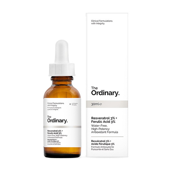 سرم دی اوردینری مدل reservatrol 3درصد+ ferulic acid 3درصد حجم 30 میلی لیتر