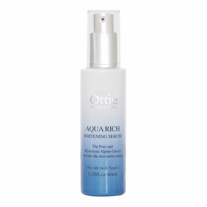 سرم سفید کننده و مرطوب کننده اوتی سری aqua rich حجم 40 میلی لیتر