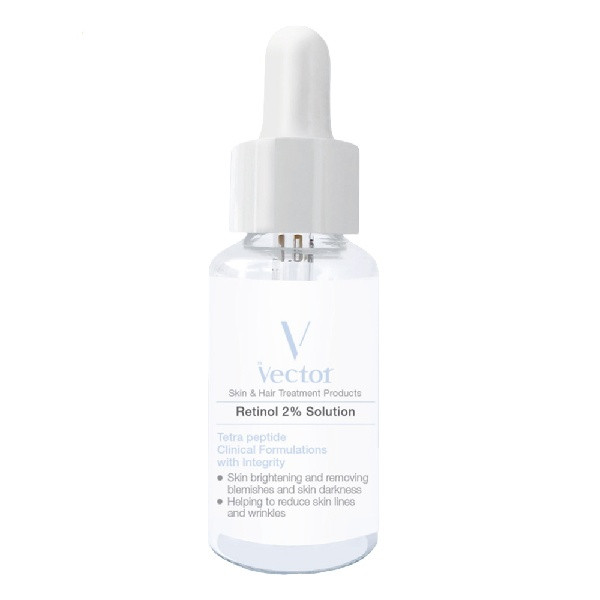 سرم شب پوست وکتور مدل retinol 2درصد حجم 30 میلی لیتر