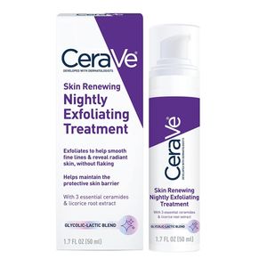 سرم ضد چروک سراوی مدل exfoliating حجم 50 میلی لیتر