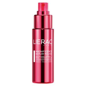 سرم لیفتینگ و سفت کننده لیراک سری magnificence مدل red intensive revitalising حجم 30 میلی لیتر