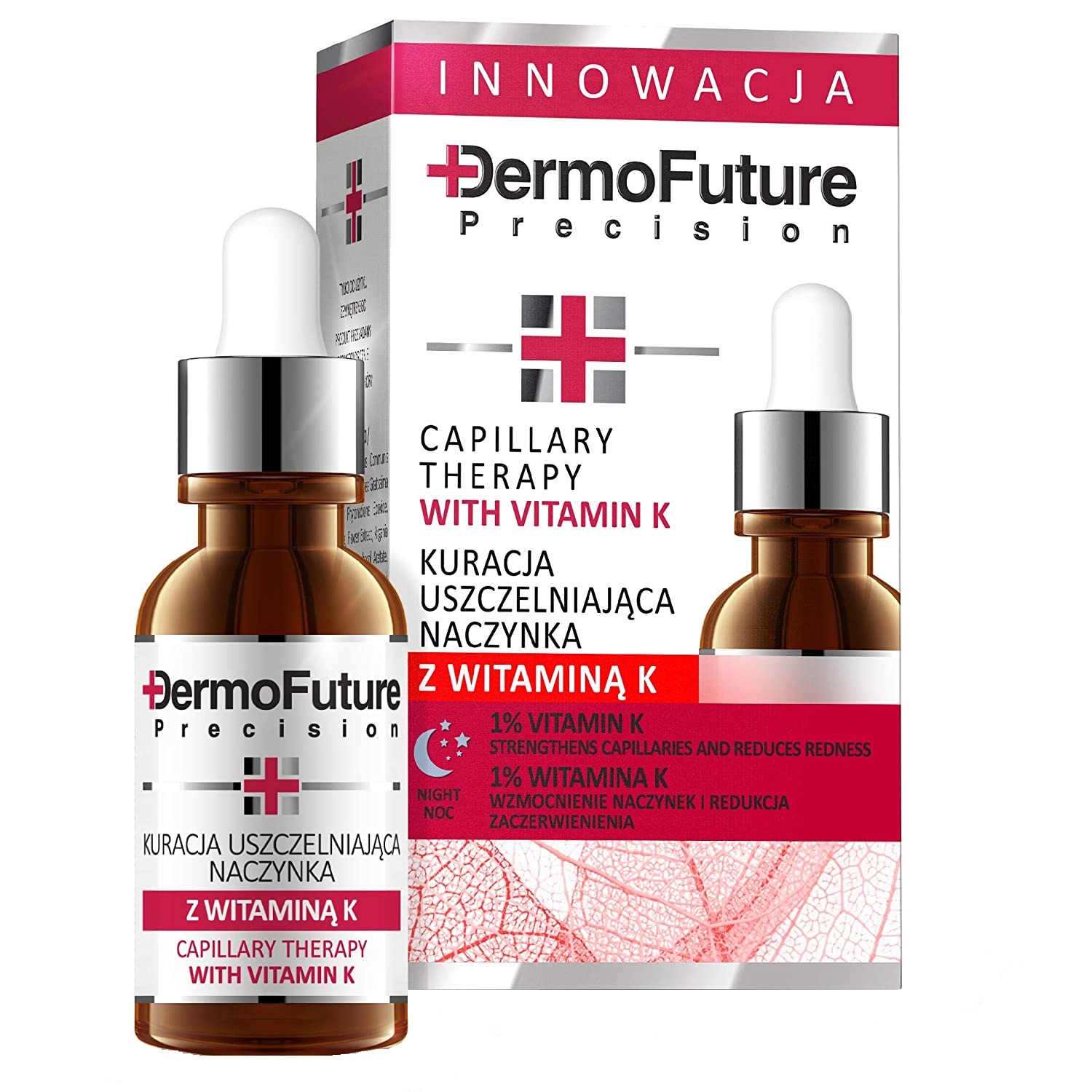 سرم پوست درموفیچر مدل capillary therapy with vitamin k حجم 20 میلی لیتر