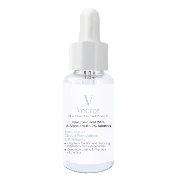 سرم پوست وکتور مدل hyaluronic acid 2_5درصد حجم 30 میلی لیتر